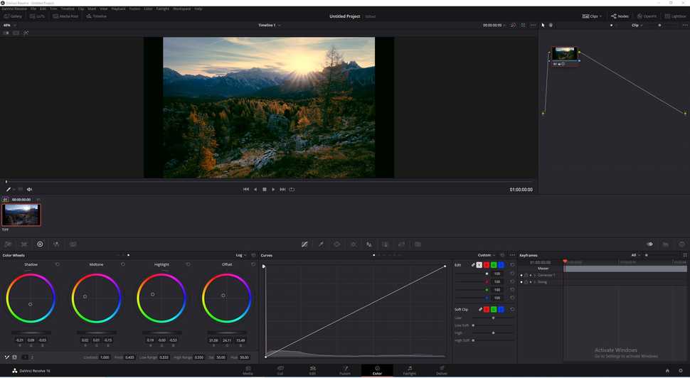 Grading in Davinci Resolve